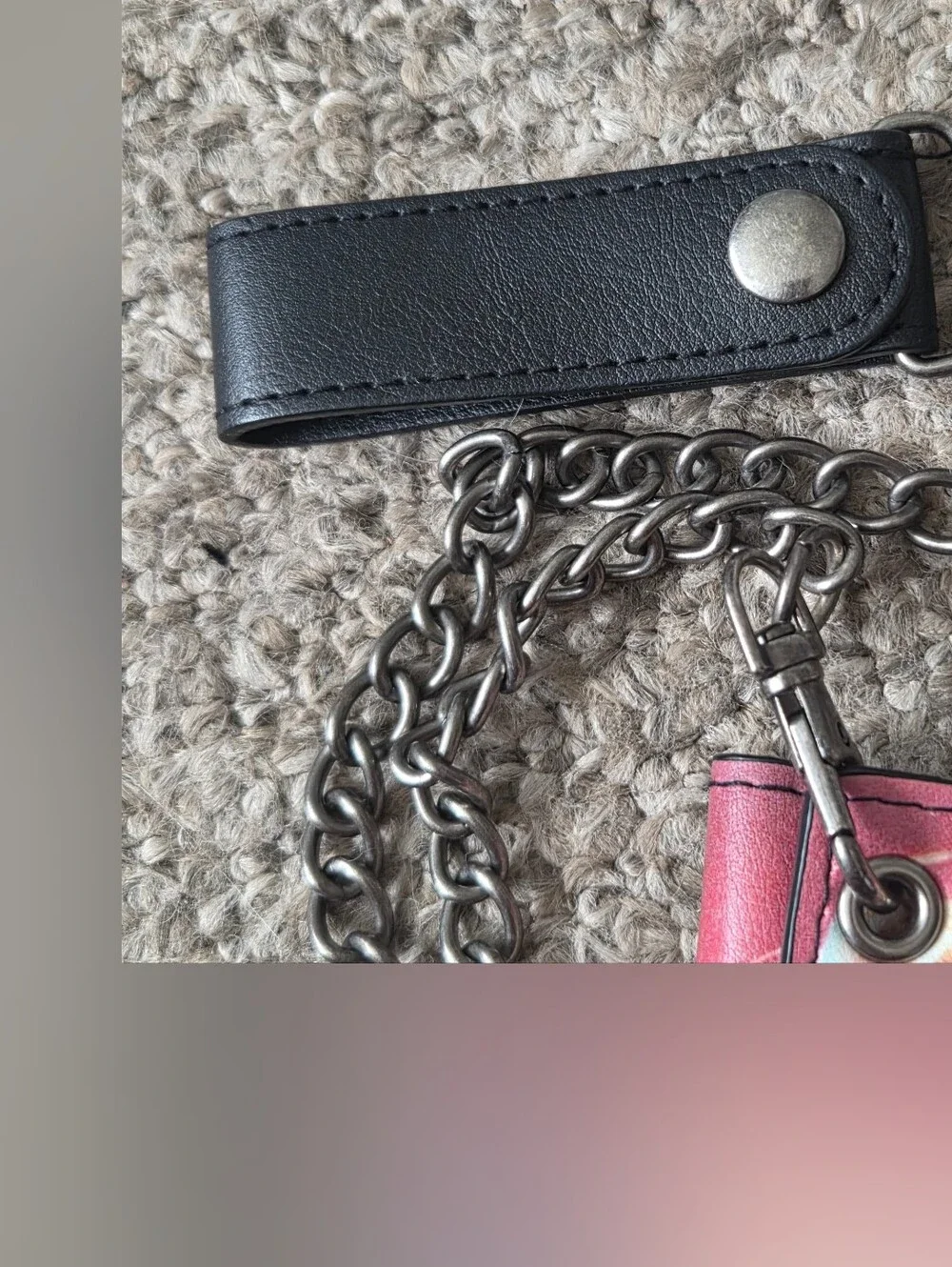 Fallout 4 Gamer Trifold Chain Wallet Nuka Cola Girl 2016 Bethesda Rare